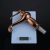 Wholesale rose gold-plated hot and cold mixed water washbasin faucet, antique faucet, double washbasin faucet from the manufacturer Specification image